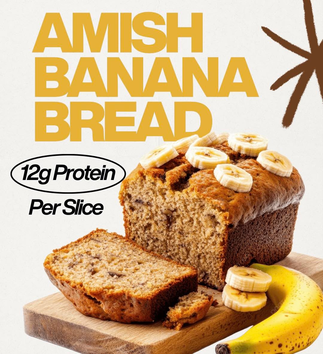 Amish high-protein banana bread
